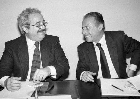 Falcone e Borsellino sguardo complice