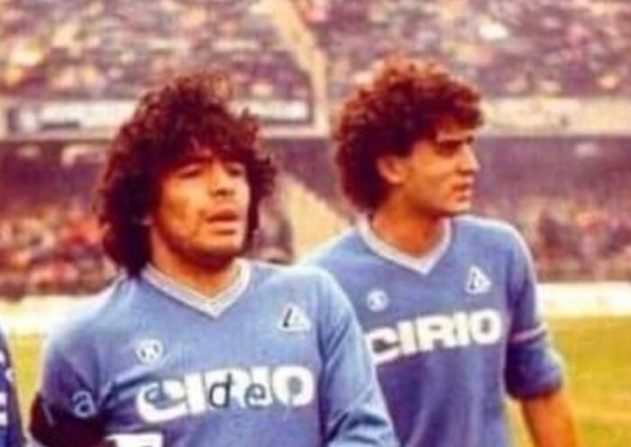 Diego Armando Maradona e Marco De Simone