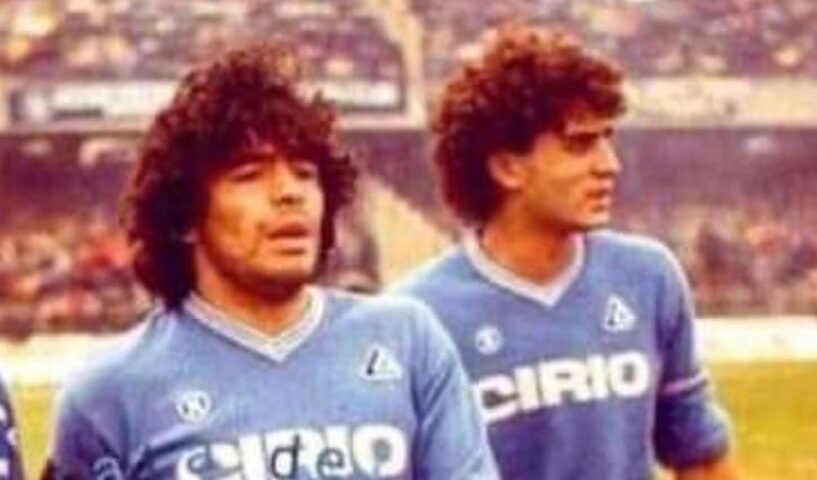 Diego Armando Maradona e Marco De Simone